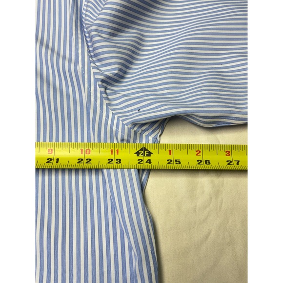 Brooks Brothers Madison Striped Non Iron Supima Cotton Dress Mens 16 1/2 35 - Picture 7 of 8